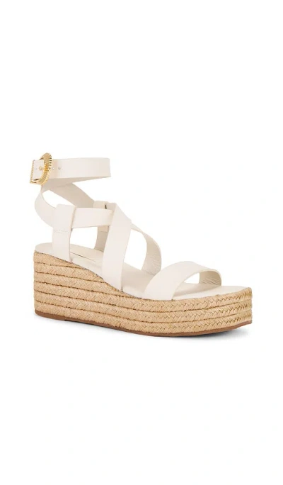 Schutz Harper Flatform Sandal In Neutral