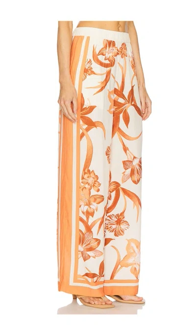 Rococo Sand Elasticated Pyjama Pants In Brown