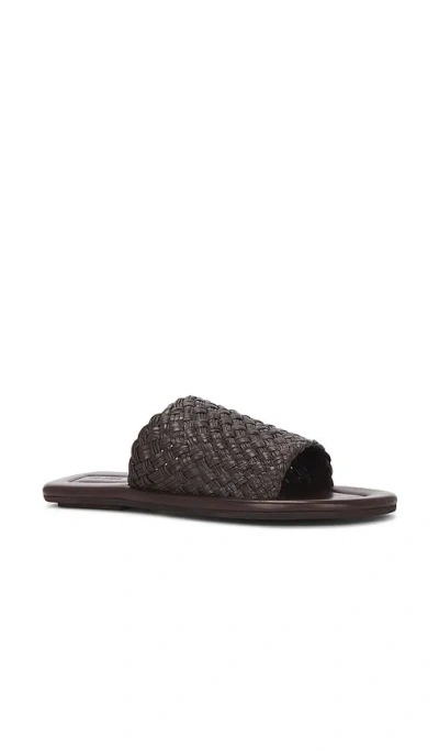 St Agni Woven Minimal Slide In 巧克力色