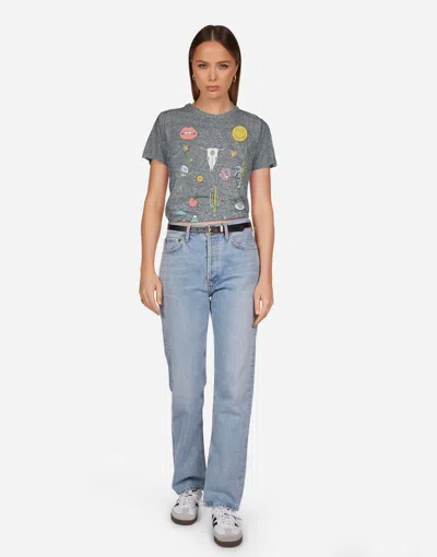 Lauren Moshi Wolf Desert Vibes In Heather Grey