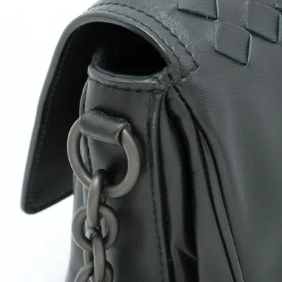 Pre-owned Bottega Veneta Black Leather Pochette Shoulder Bag ()