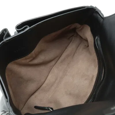 Pre-owned Bottega Veneta Black Leather Pochette Shoulder Bag ()