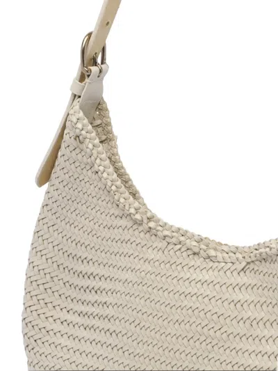 Dragon Diffusion Luna Mezza Shoulder Bag In Neutrals