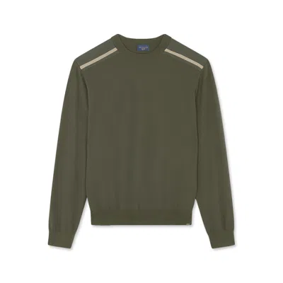 Paul & Shark Maglia X-soft Con Dettagli Typhoon® Platinum In Verde Muschio