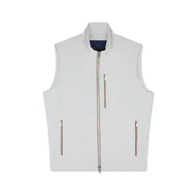 Paul & Shark Gilet Typhoon® Re-4x4 Stretch Con Dettagli In Alcantara® In Beige