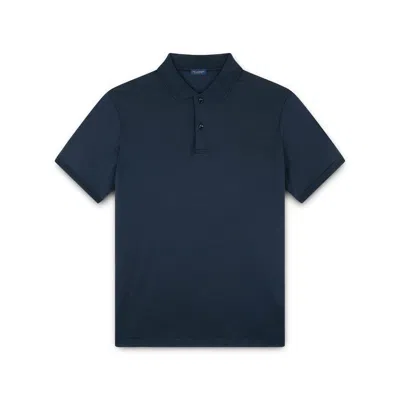 Paul & Shark Polo In Cotone E Seta In Blu