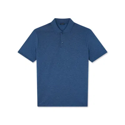 Paul & Shark Polo In Cotone E Seta In Bluette