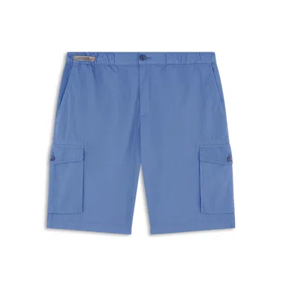 Paul & Shark Bermuda Cargo In Cotone Ultralight Popeline In Carta Da Zucchero