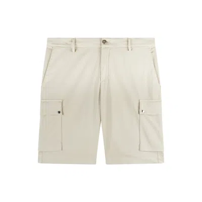 Paul & Shark Bermuda Cargo In Cotone Chino Tencel In Sabbia