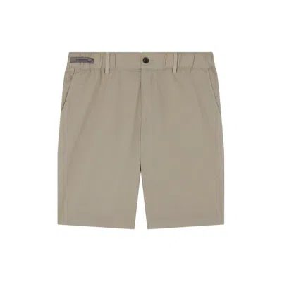 Paul & Shark Bermuda In Cotone Ultralight Popeline Con Coulisse In Sabbia