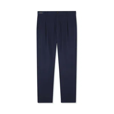 Paul & Shark Pantalone Chino In Cotone Ultralight Popeline In Blu