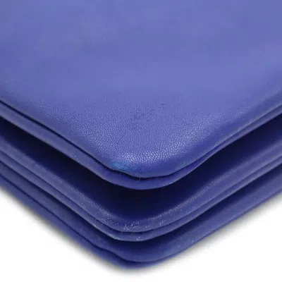 Pre-owned Celine Blue Leather Pochette Shoulder Bag ()