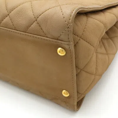 Pre-owned Chanel Beige Caviar Leather Shoulder Bag Tote Bag ()