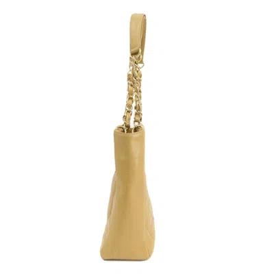 Pre-owned Chanel Beige Caviar Leather Tote Bag ()
