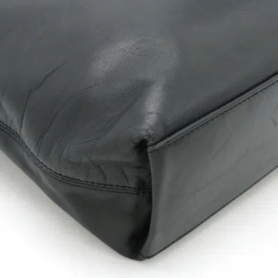 Pre-owned Chanel Black Leather Shoulder Bag Tote Bag ()