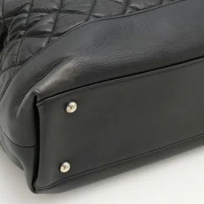 Pre-owned Chanel Black Leather Shoulder Bag Tote Bag ()