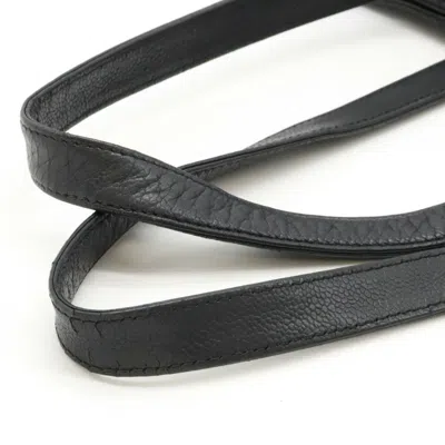 Pre-owned Chanel Black Leather Tote Bag ()