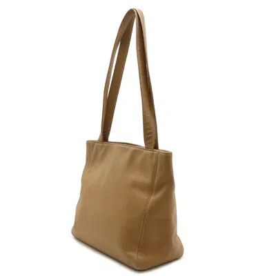 Pre-owned Chanel Camel Leather Shoulder Bag Tote Bag ()