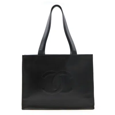 Pre-owned Chanel Caviar Skin Black Caviar Leather Shoulder Bag Tote Bag ()