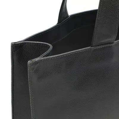 Pre-owned Chanel Caviar Skin Black Caviar Leather Shoulder Bag Tote Bag ()