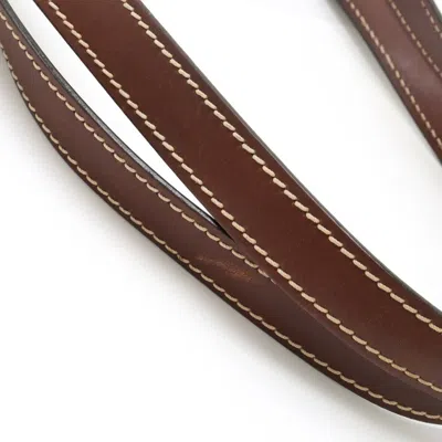 Pre-owned Chanel Dark Brown Straw Leather Shoulder Bag Tote Bag ()