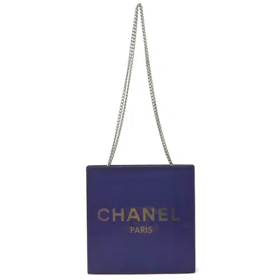 Pre-owned Chanel Purple Vinyl Shoulder Bag ()