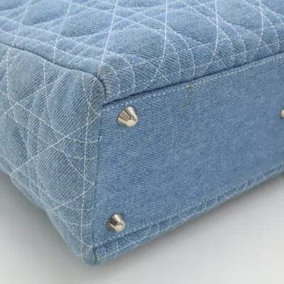Pre-owned Dior Christian  Clear Light Blue Denim Plastic Handbag Shoulder Bag () In Clear, Light Blue