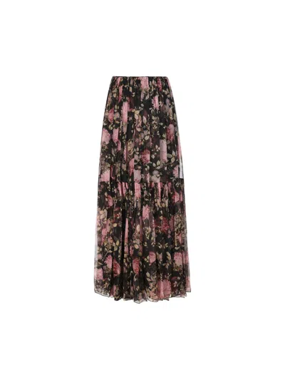 Chloé High-low Sleeveless Jumpsuit In Silk Charmeuse In Black