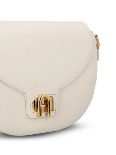 Furla Small Lotus Cross Body Bag In Beige