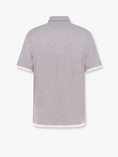 Brunello Cucinelli T-shirt And Unique Pole In Multicolor