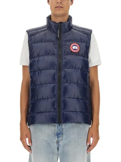 Canada Goose Crofton Vest In Blue