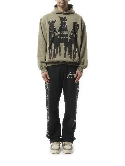Represent Thorough Sweatshirt In Khaki