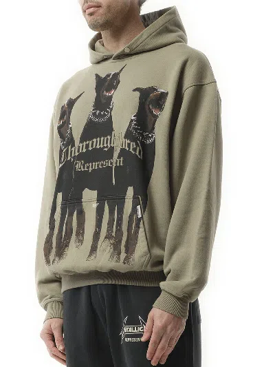 Represent Thorough Sweatshirt In Khaki
