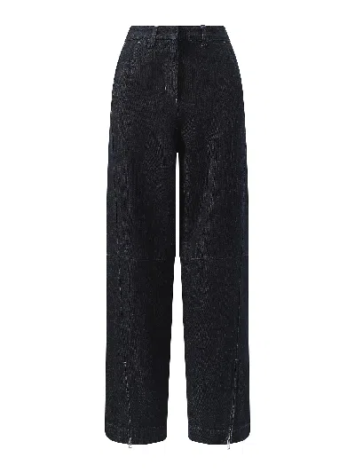 Jacquemus Women's Le Cargo De-nîmes Jean In Navy