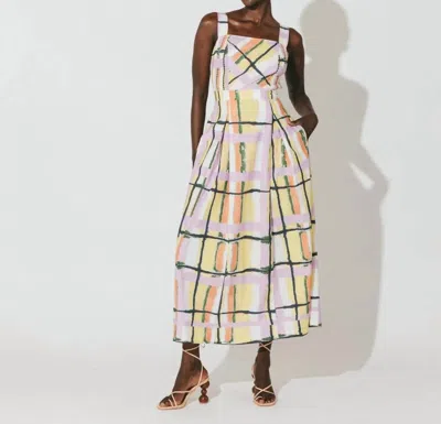 Cleobella Harris Ankle Dress In Saffron Hale In Multi