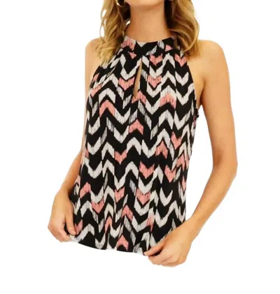 Veronica M Halter Keyhole Tank In Yvette In Multi