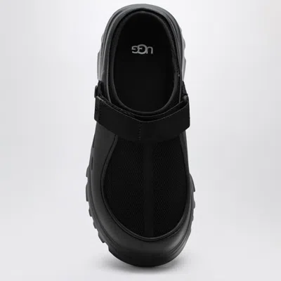 Ugg Adjustable Back Strap Clogs With Mesh Upper In Black
