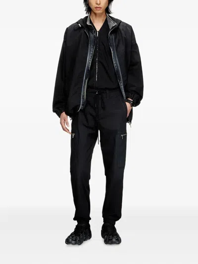 Diesel D-lab Cargo Pants In Black