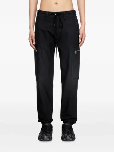 Diesel D-lab Cargo Pants In Black