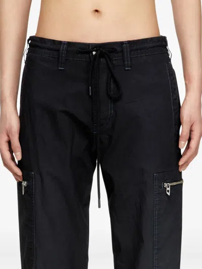 Diesel D-lab Cargo Pants In Black