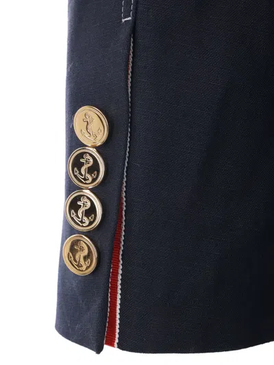 Thom Browne Single-breasted Blazer In Blue