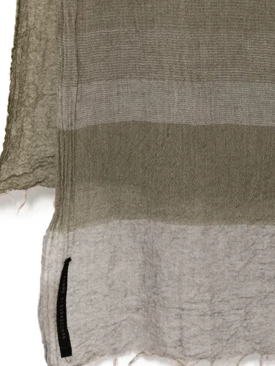 Forme D'expression Musa Striped Scarf In Grey