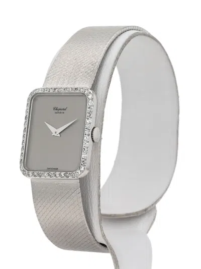 Pre-owned Chopard 1970 Classic 23mm In Grey