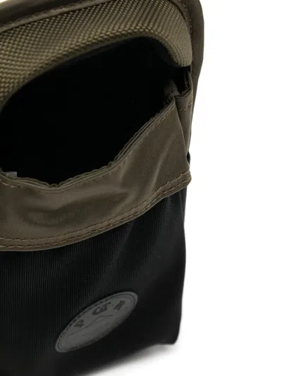 Porter-yoshida & Co Logo-patch Messenger Bag In Green