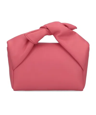 Jw Anderson J. W. Anderson "twister" Medium Crossbody Bag – Pink In Red