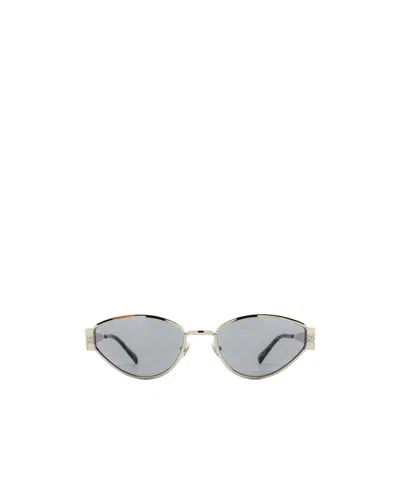 Gucci Silver-silver-smoke Metal Sunglasses In Silver