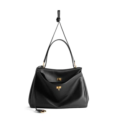 Balenciaga Rodeo Top Handle Media In Black