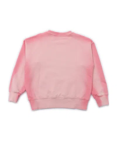 Msgm Crew Neck Sweatshirt In Pink