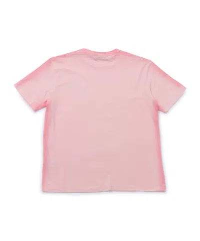 Msgm Short-sleeved T-shirt In Pink