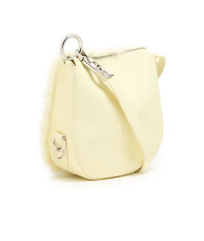 Burberry Fur Knight Handbag In Sherbet